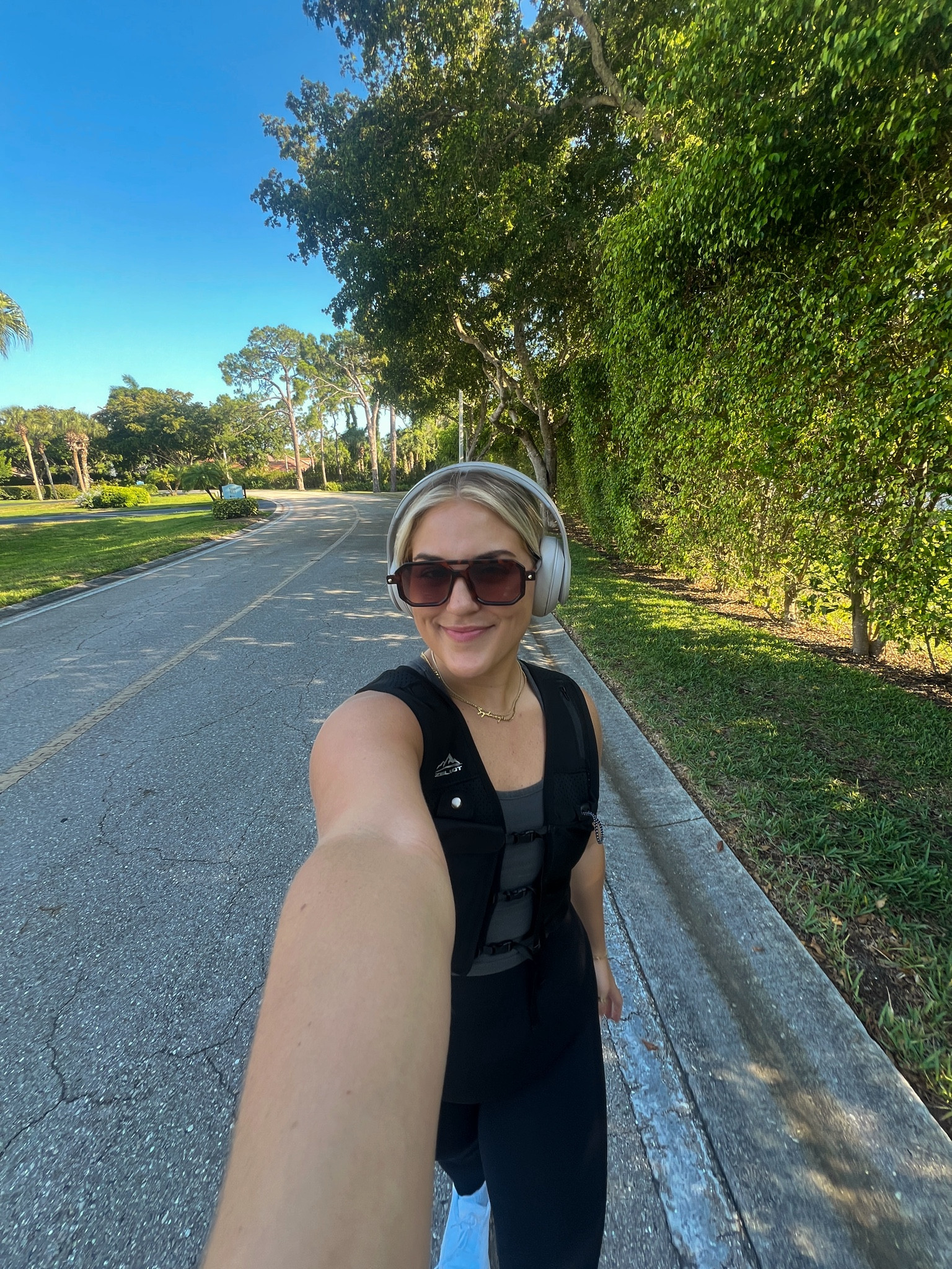 The running outfits are getting even better. The sunglasses I have now ordered twice because I’m so obsessed with them. Size up a half size in the sneakers!!! 

#LTKMidsize #LTKActive #LTKFitness
