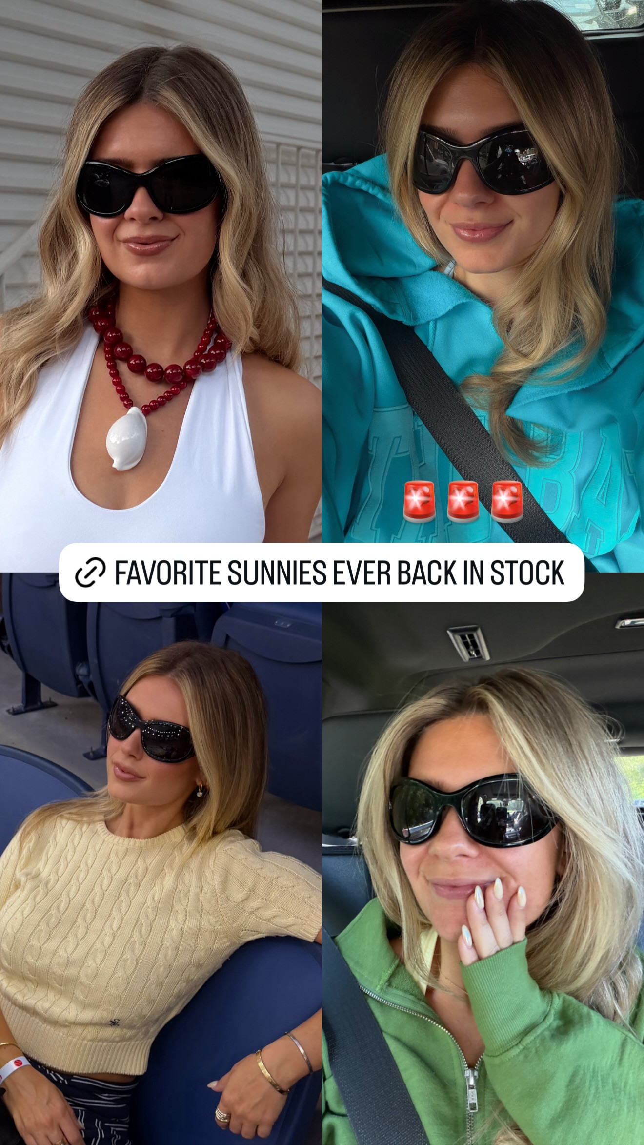 my favorite sunnies are back in stock!! 

 