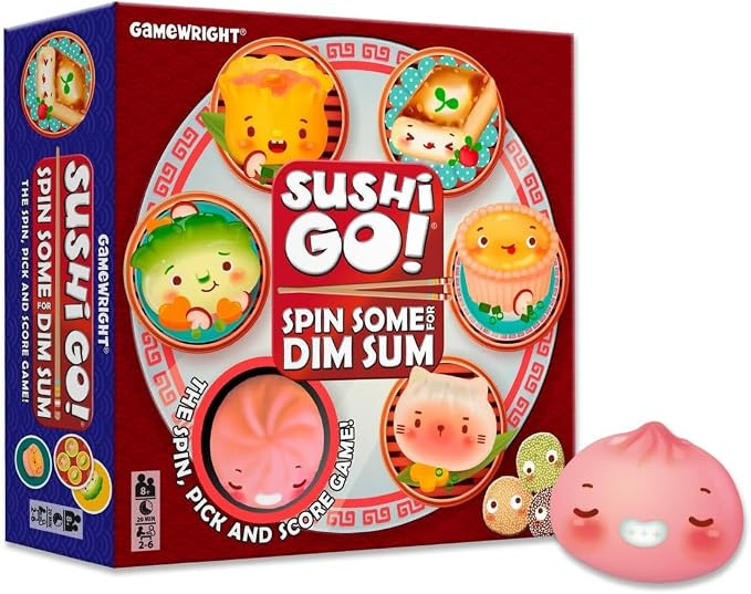 Gamewright - Sushi Go! Spin Some for Dim Sum Board Game, Ages 8+, 2-6 Players | Amazon (US)