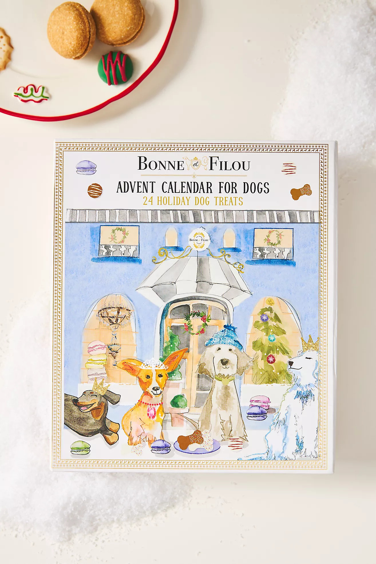 Bonne et Filou 24 Holiday Treats Advent Calendar for Dogs | Anthropologie (US)