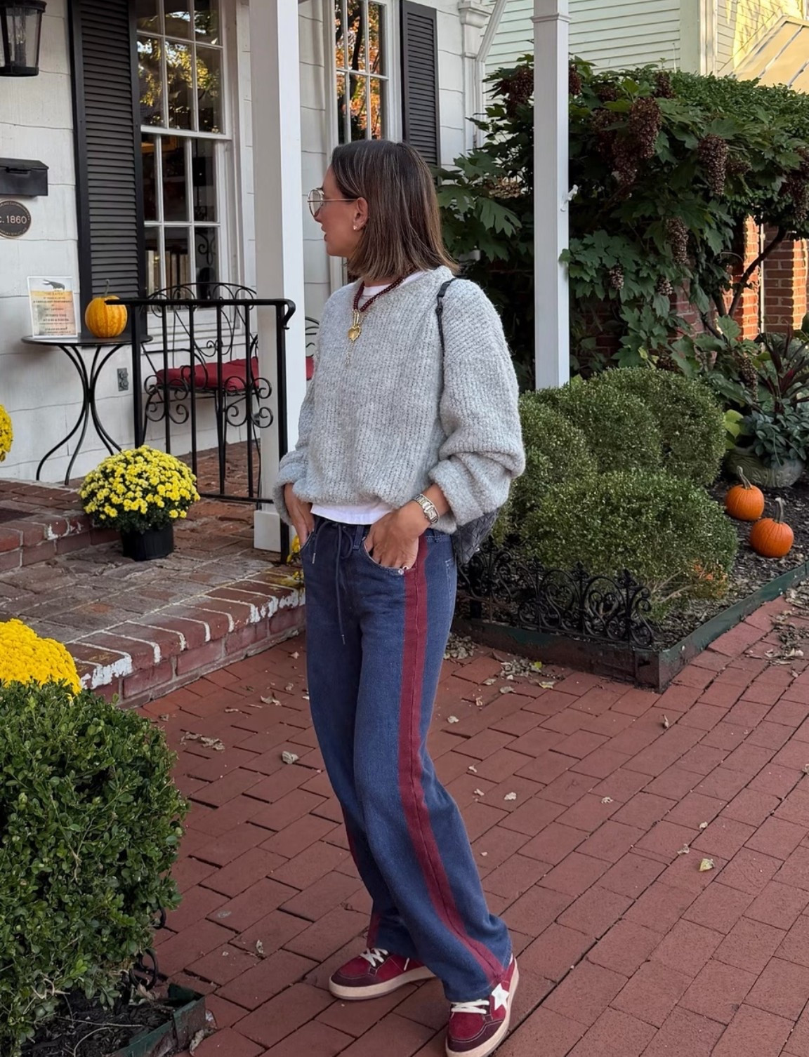 XS sweatpant jeans! Sweater is old American Vintage Zolly sweater, linked similar!