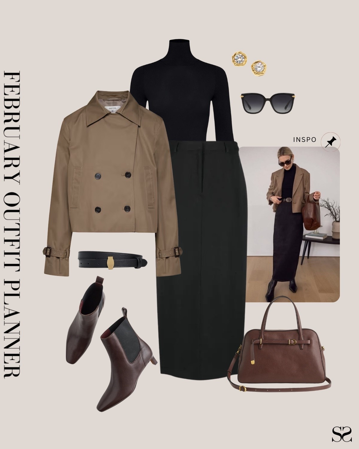 Monthly outfit planner FEBRUARY: Winter outfits | midi skirt, turtleneck bodysuit, cropped trench, ankle boots 

#classicstyle #LTKstyletip #winteroutfit #workwear #officeoutfit


#LTKgrwm #LTKootd #LTKWorkwear