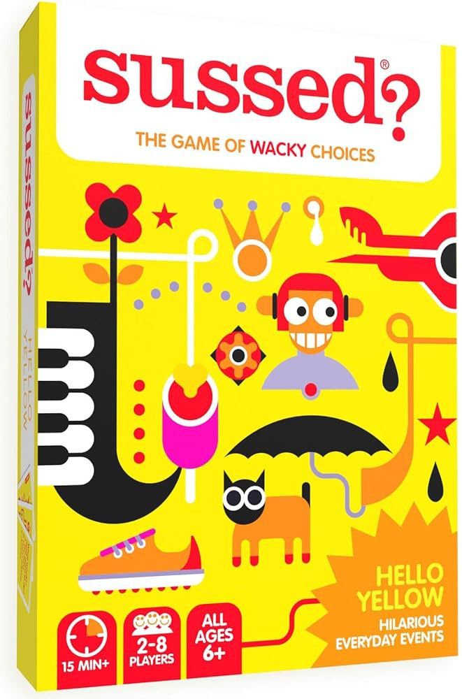 SUSSED The Game of Wacky Choices - Social Card Game for Kids & Families - Great Travel Gift - Hel... | Amazon (US)