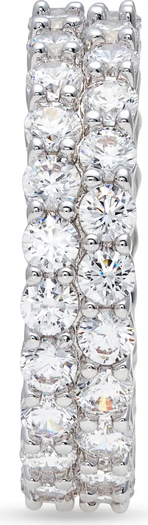 Nordstrom Wide Cubic Zirconia Eternity Ring | Nordstrom | Nordstrom