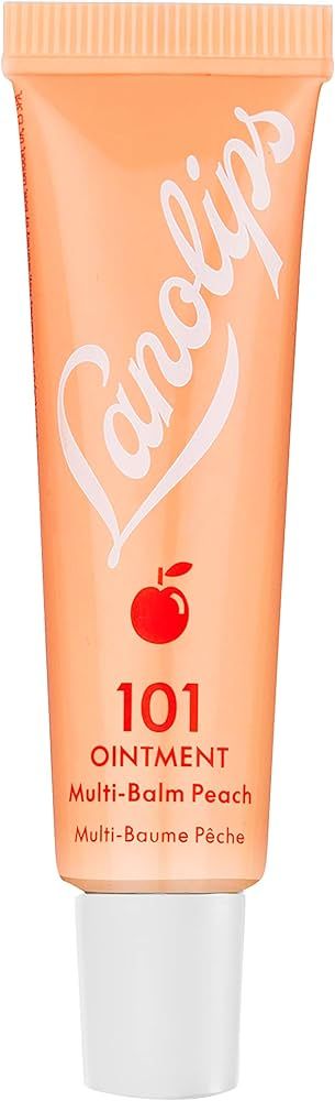 Lanolips 101 Ointment Multi-Balm, Peach - Fruity Lip Balm with Vitamin E Oil and Lanolin for Lip ... | Amazon (US)