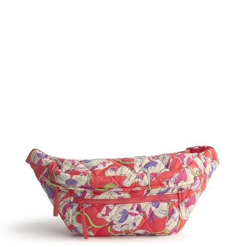 Vera Bradley Women's Featherweight Portnoy Belt Bag, Swirling Poppies, One Size | Amazon (US)