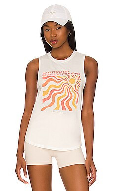 Spiritual Gangster Feel Good Muscle Tank in Stone from Revolve.com | Revolve Clothing (Global)