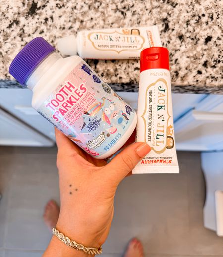 Kids toothpaste & brushes // I still love tubby Todd toothpaste but recently tried this brand and love it just as much. Tablets have been great to give AJ!

#LTKkids
