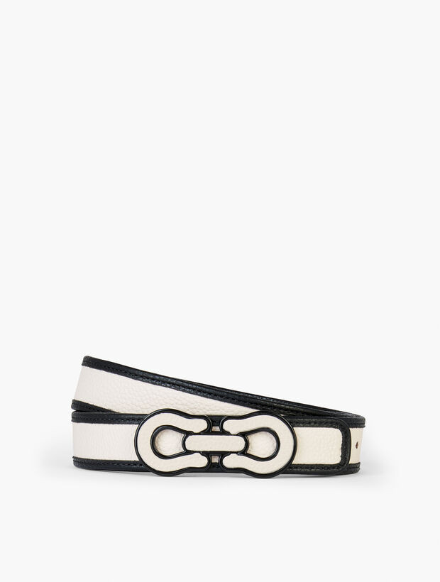 Buckle Leather Belt | Talbots