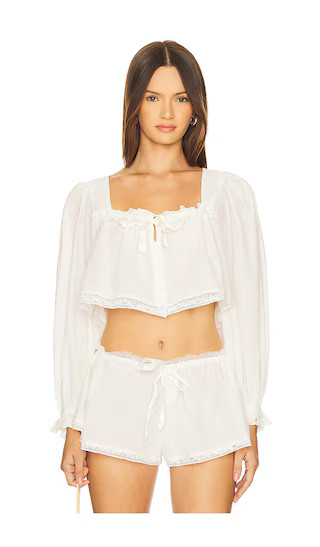 Venetia Sleep Top in Vintage Cream | Revolve Clothing (Global)