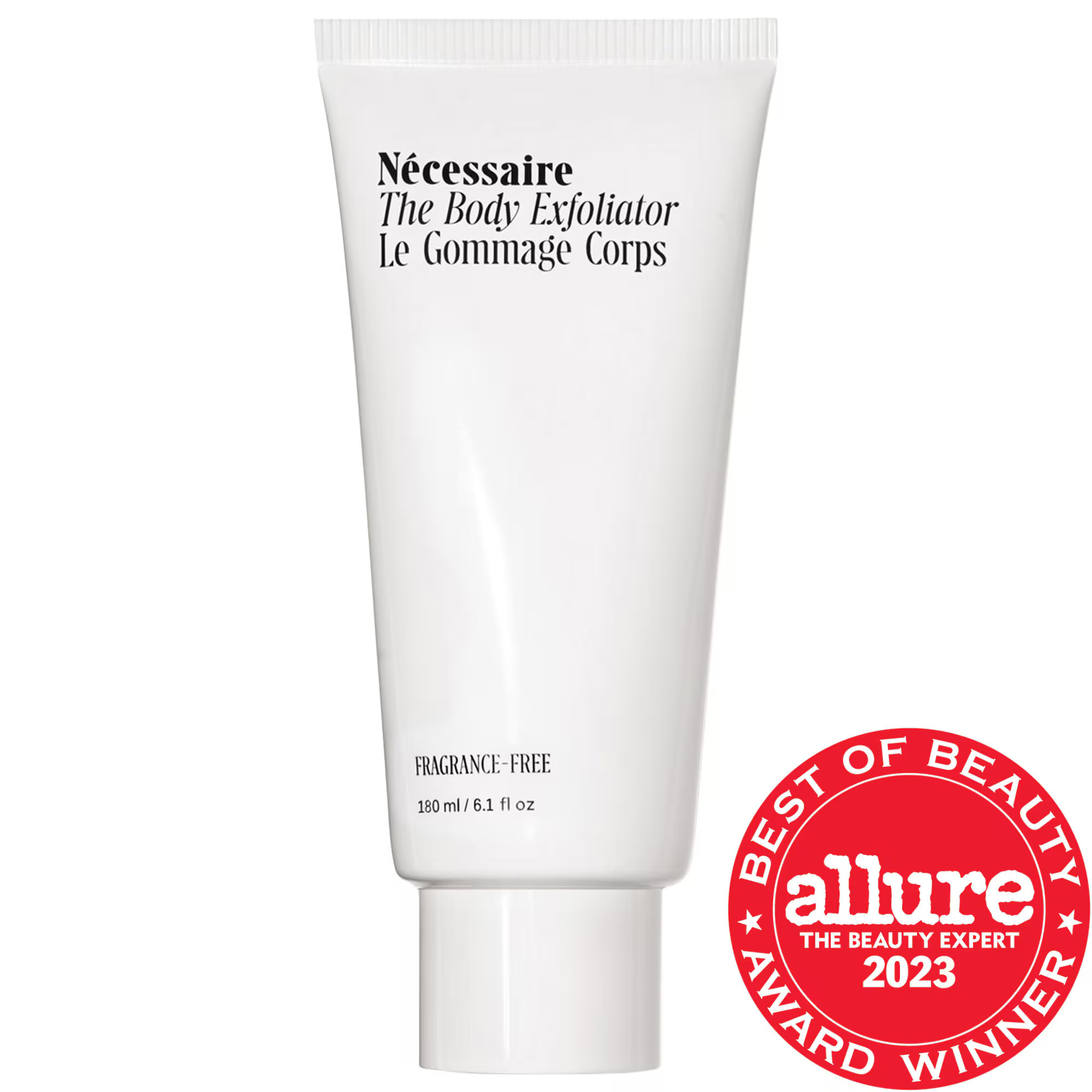 Nécessaire The Body Exfoliator - Physical + Chemical Exfoliant Cleanse Fragrance Free 6.1 oz/180 mL | Sephora (US)