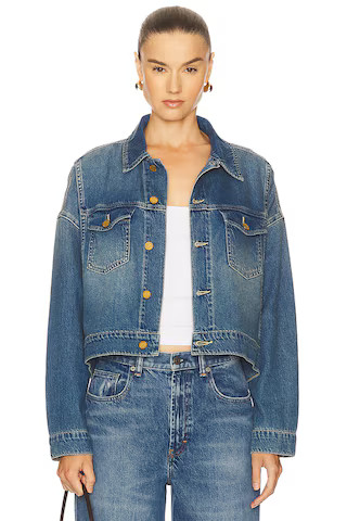 Alma Jean Jacket in Darvi | Revolve Clothing (Global)