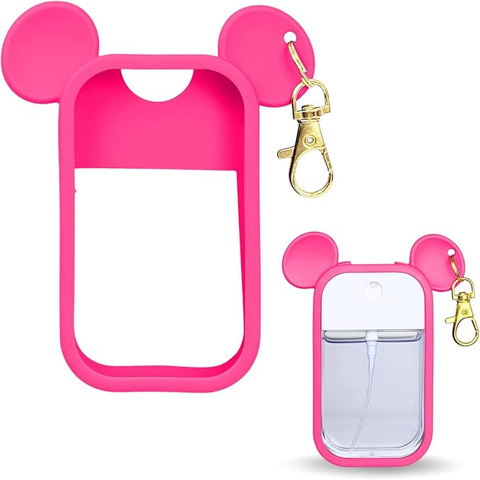Mouse Design Silicone Case Compatible with Touchland Hand Sanitizer Spray 1 fl oz, Silicone Prote... | Amazon (US)