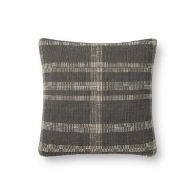 Amber Lewis x Loloi Cove Smoke / Natural Pillow | Wayfair North America