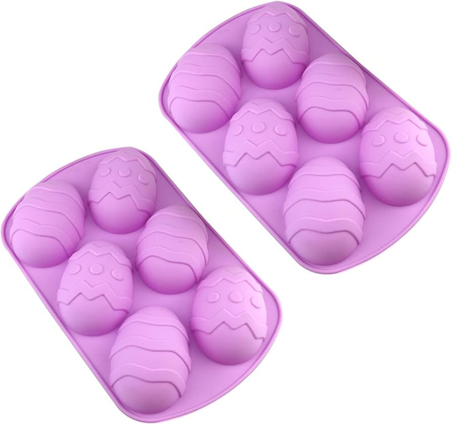 Easter Egg Shaped Silicone Mold for DIY Cake Decoration, Chocolate, Pastry, Muffin, Bread, Ice Cu... | Amazon (US)