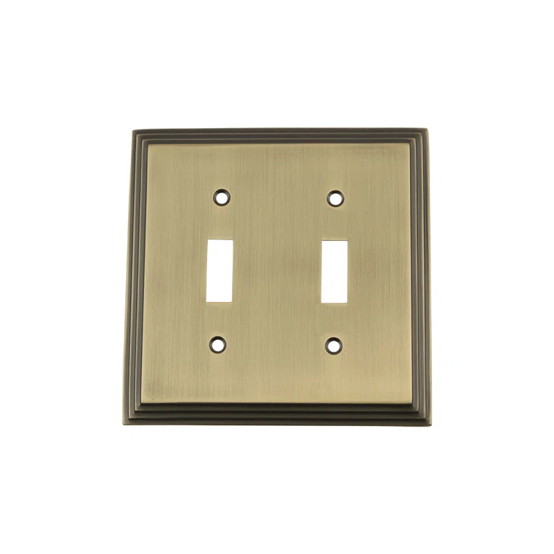 Deco 2-Gang Toggle Light Switch Wall Plate | Perigold