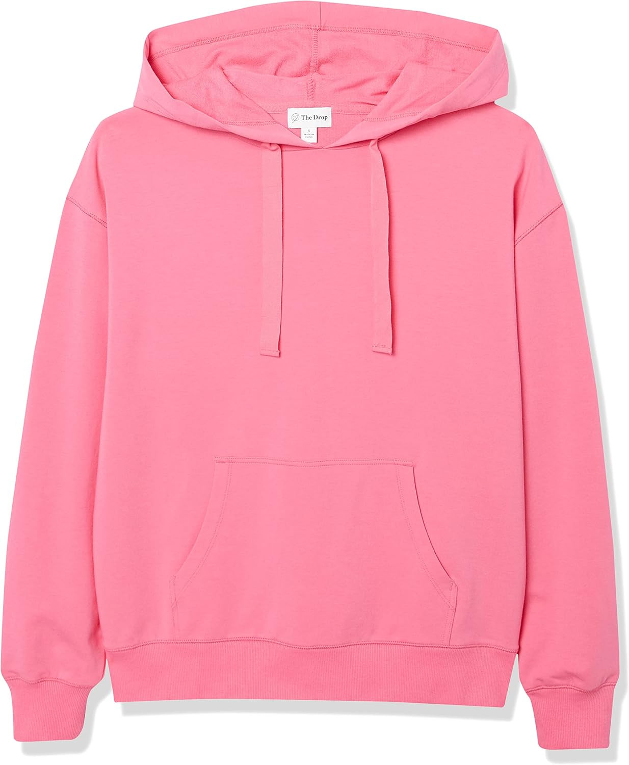 The Drop Women's Remi Loose French Terry Long-Sleeve Hoodie Sweatshirt | Amazon (US)