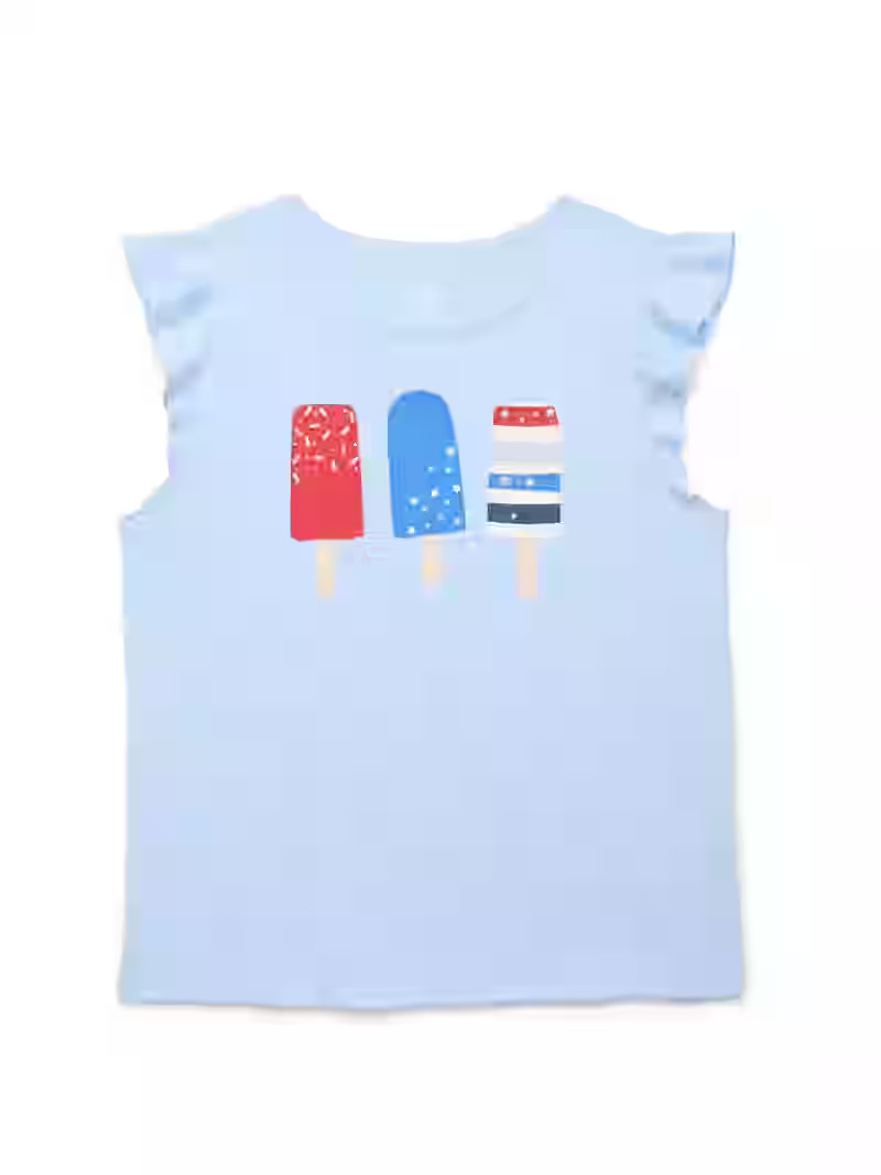 Way to Celebrate! Girls Americana Popsicle Tank Top, Sizes 4-18 | Walmart (US)