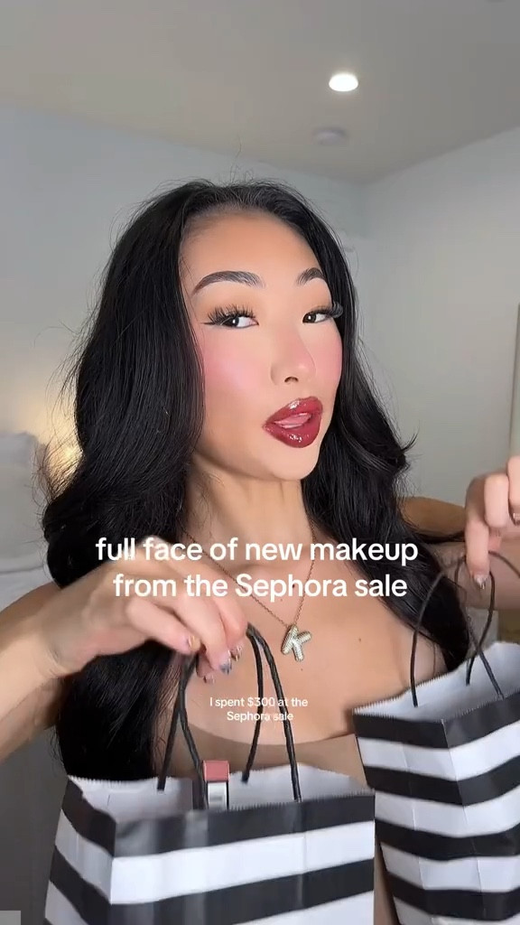 Full face of new makeup from the Sephora sale 💖 been eyeing these products for such a long time! 