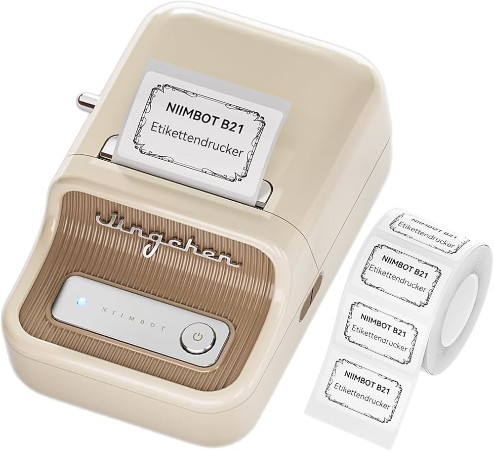 NIIMBOT B21 Label Maker, Thermal Label Printer, Portable Inkless Label Makers for Home/Office/Bus... | Amazon (US)