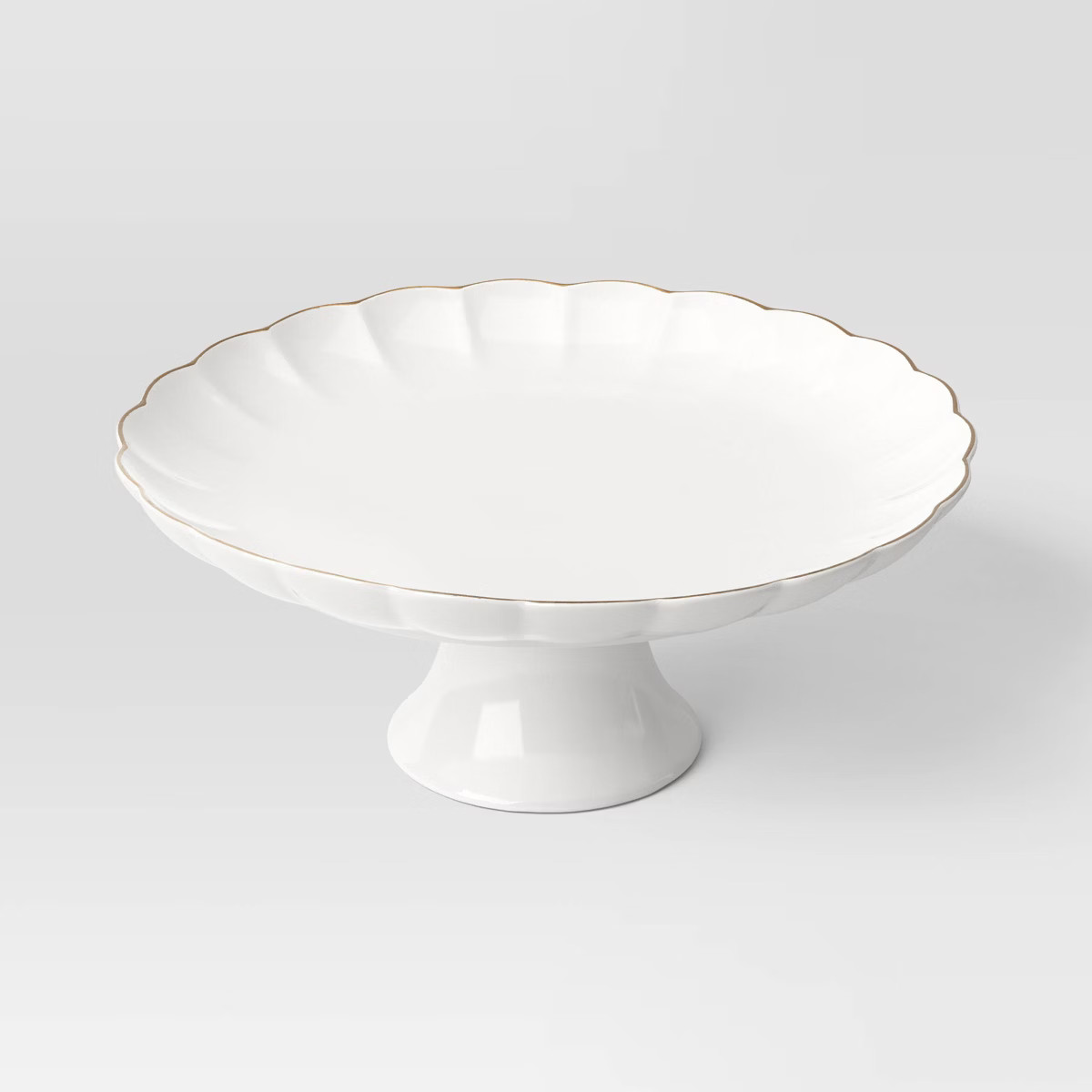 Ribbed Scallop Cake Stand - Threshold™ | Target