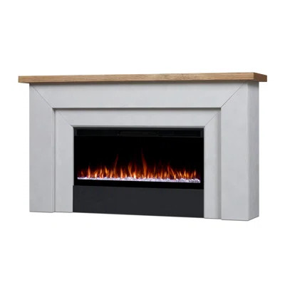Malie 68" Landscape Electric Fireplace by Real Flame | Wayfair North America
