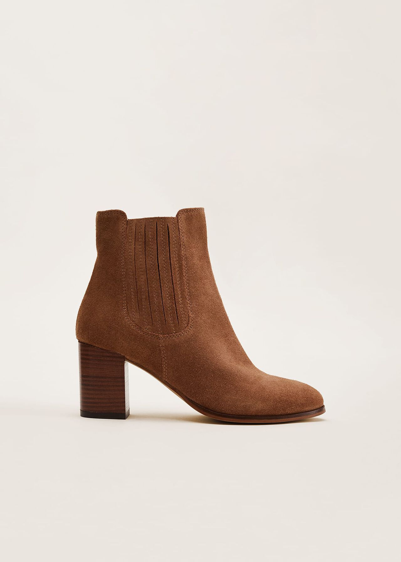 Camila Tan Suede Ankle Boots | Phase Eight (UK)