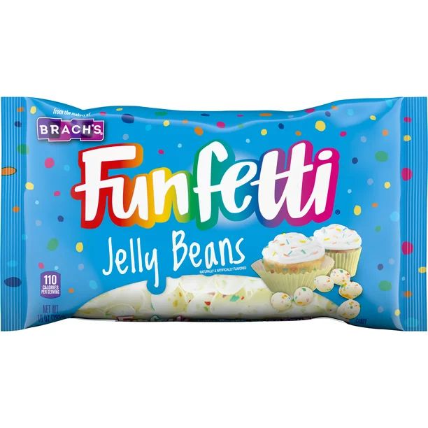 Brach's Funfetti Jelly Beans Cupcake Flavored Jelly Beans, 10oz - Walmart.com | Walmart (US)