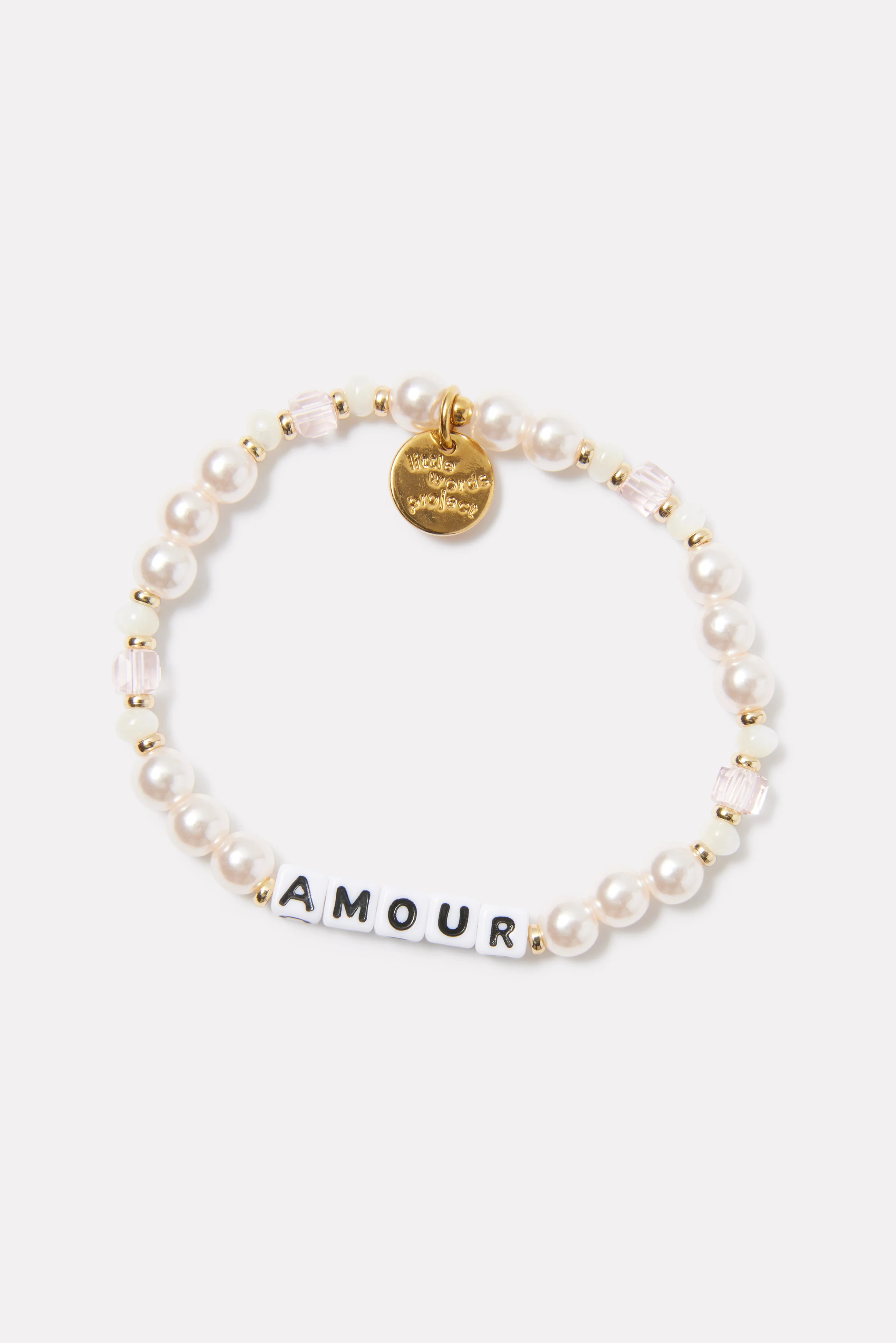 LITTLE WORDS PROJECT Women's Amour Bracelet, Size Small/Medium, Pink | Evereve