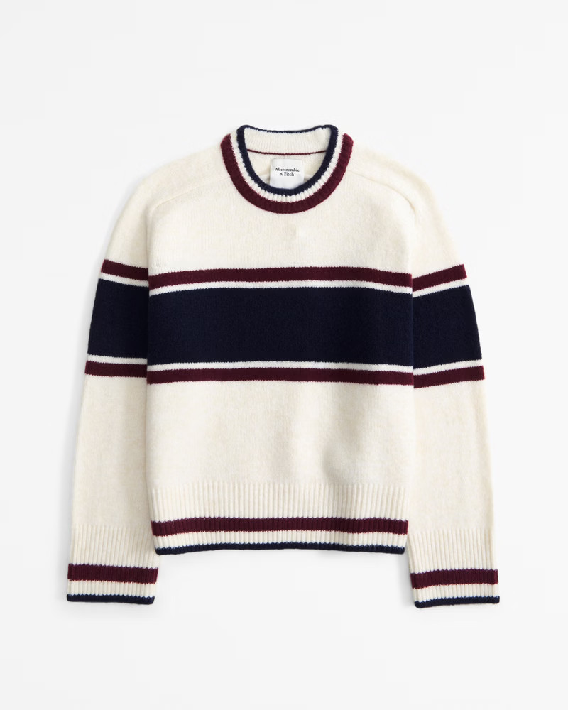 The A&F Madeline Crew Sweater | Abercrombie & Fitch (US)