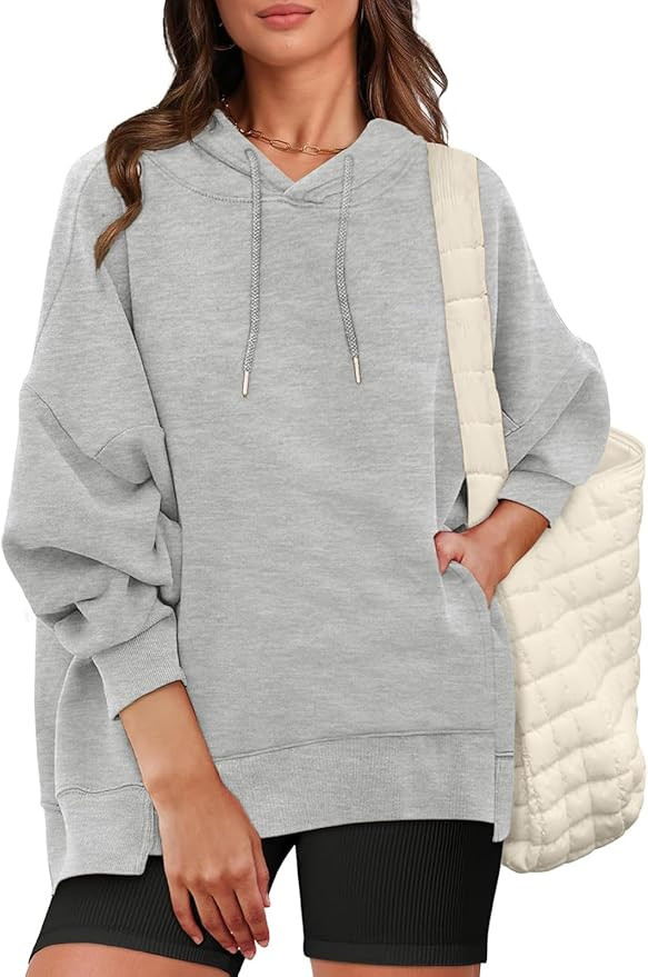 Womens Oversized Hoodies Casual Long Sleeve Drawstring Sweatshirts Pullover Sweaters Fall Winter ... | Amazon (US)