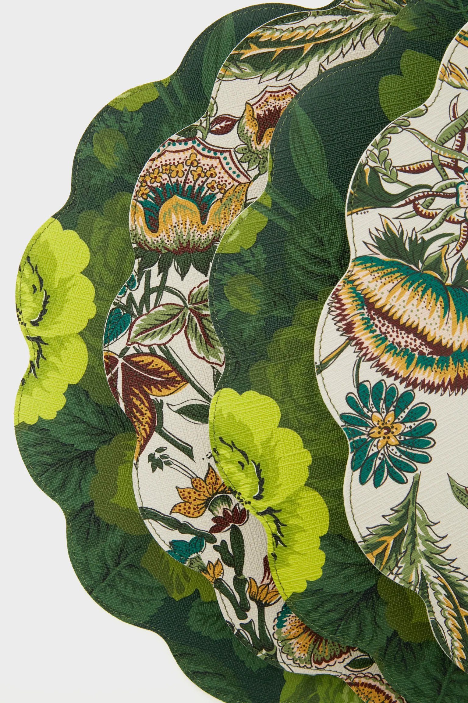 Leopard Toile Reversible Wipeable Placemats Set of 4 | Tuckernuck (US)