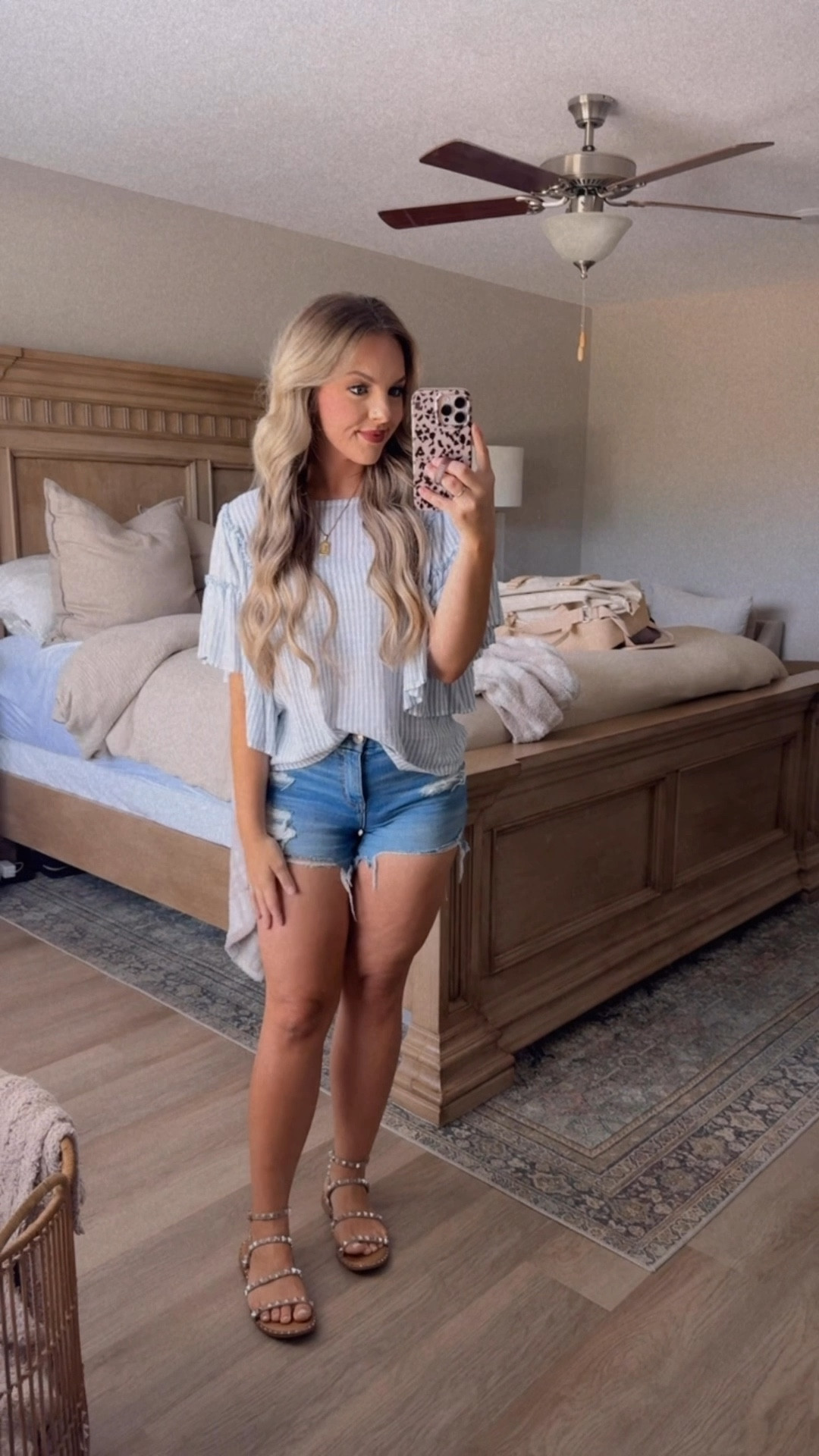Happy 4th of July! 🇺🇸❤️🤍💙🎇

top is Anthropologie “Sybil” — no longer available, but the closest one I’ve found is the “Delilah” top from altar’d state (cannot link 😕) I’ve linked some similar tops! 

