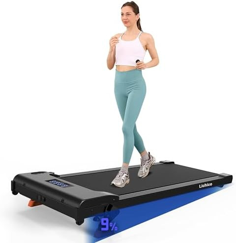 Lichico Walking Pad Under Desk Treadmill，Portable Small Treadmills for Home and Office，Super ... | Amazon (US)