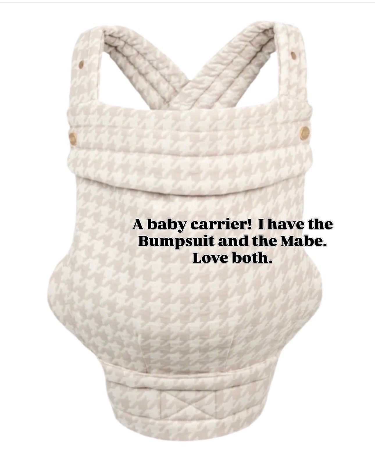 A baby carrier so you can use your arms to do everything else 🤪

#LTKmomlife #LTKBaby #LTKKids