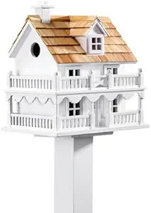 Plow & Hearth 11269 Outdoor Wooden Cape Cod Bird House | Amazon (US)