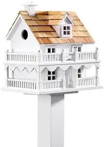 Plow & Hearth 11269 Outdoor Wooden Cape Cod Bird House | Amazon (US)