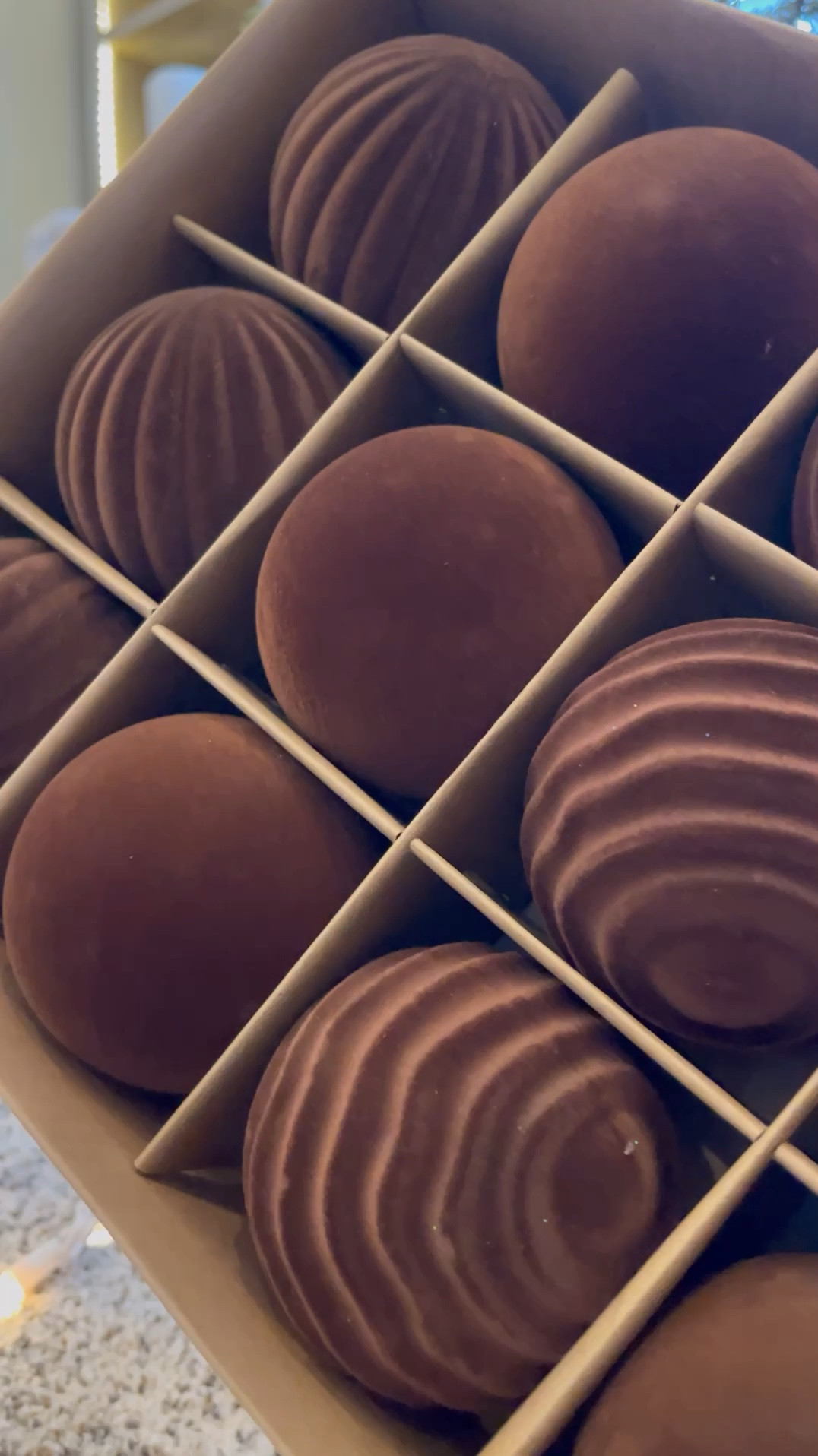 Soft velvet brown ornaments for our warm cozy natural Christmas tree with browns and tans for the neutral woodsy aesthetic!  

#LTKHome #LTKHoliday