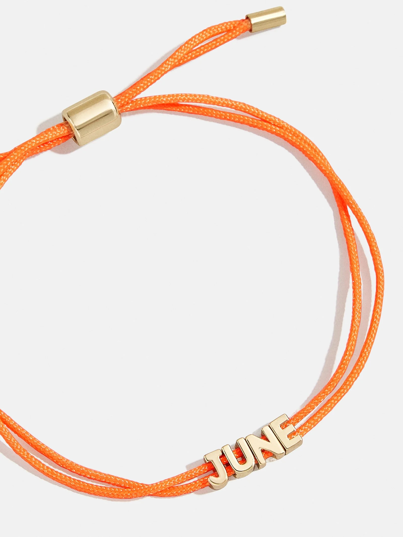 Custom Cord Bracelet - Orange | BaubleBar (US)