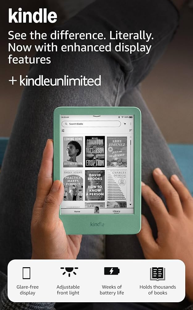 Amazon Kindle 16 GB (newest model) - Lightest and most compact Kindle, now with faster page turns... | Amazon (US)