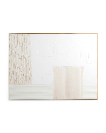 30x40 At The Table Greige Textured Wall Art | Marshalls