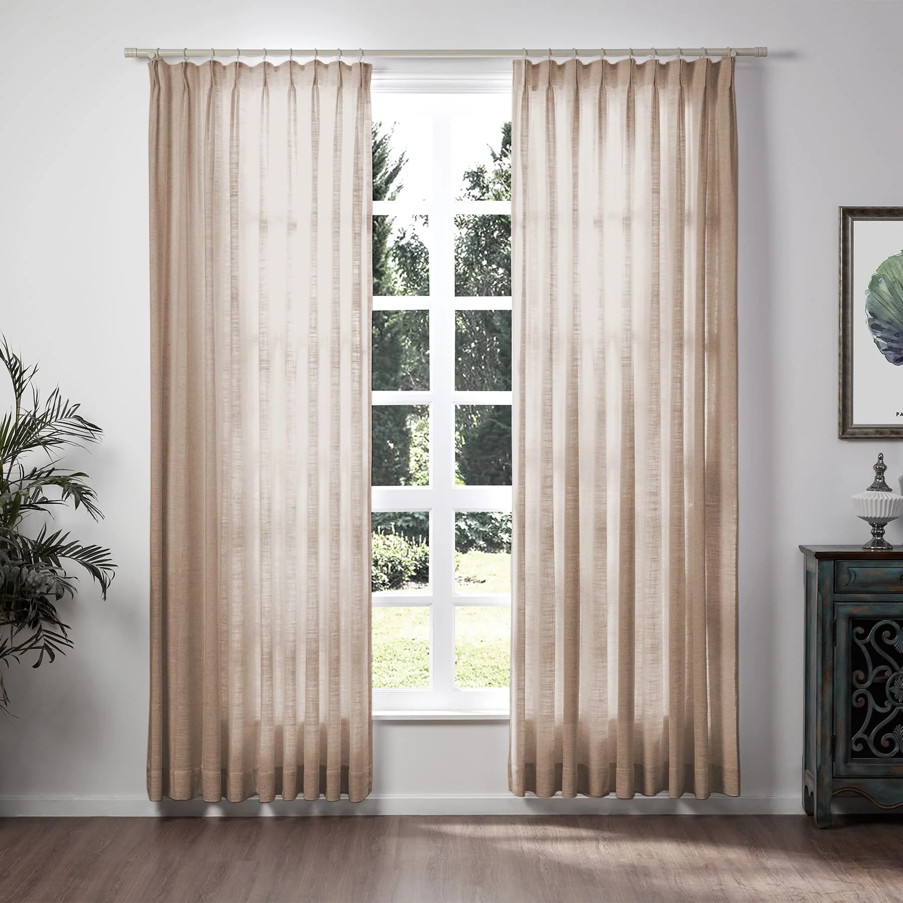 Liz Linen Drape Pleated | TWOPAGES
