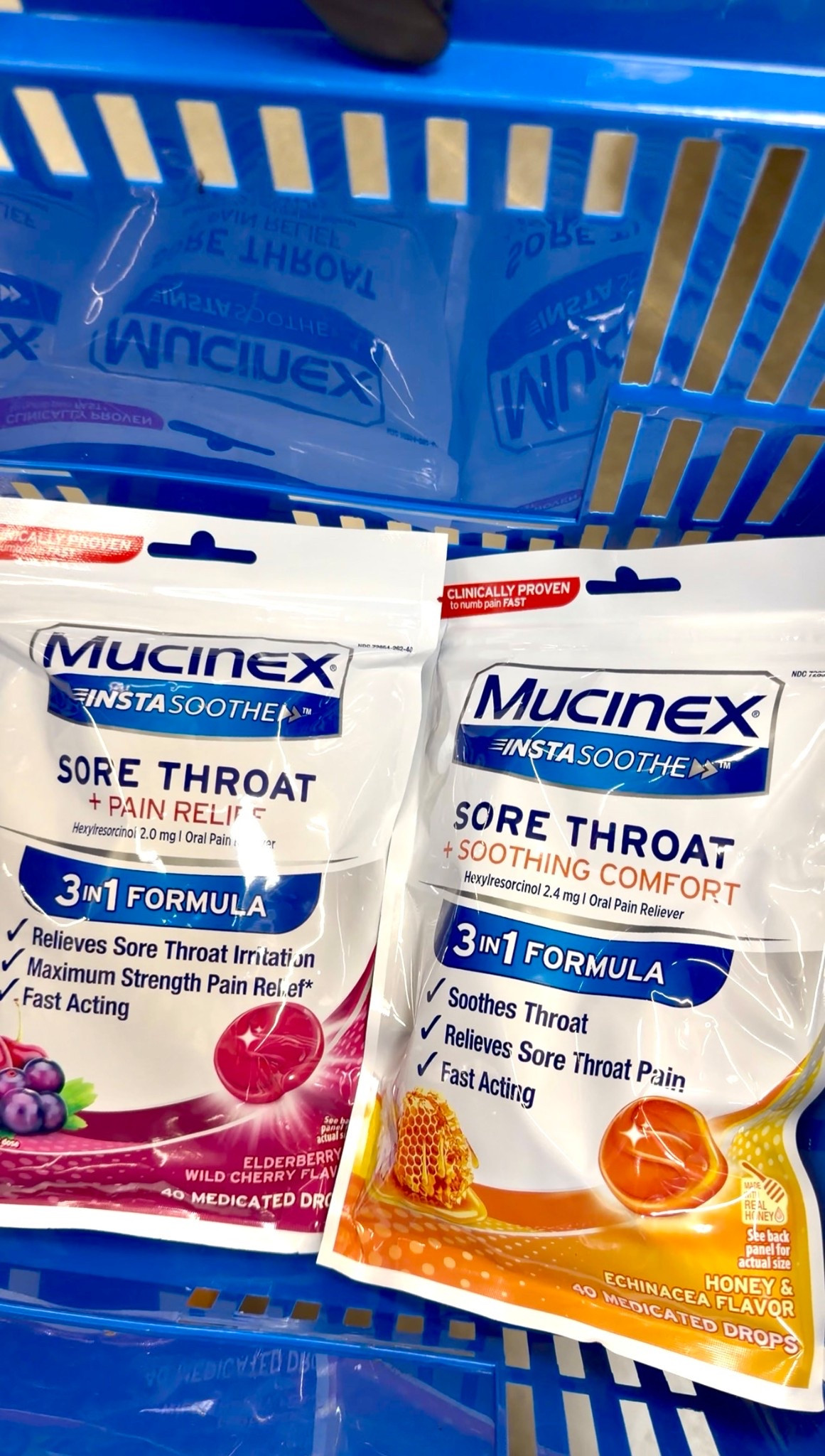 Mom hack for colds , sore throat Mucinex InstaSoothe found at Walmart 

#LTKSeasonal #LTKselfcare #LTKmomlife