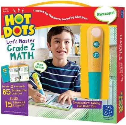 Educational Insights Hot Dots Let’s Master 2nd Grade Math Set, Homeschool & School Readiness Le... | Amazon (US)