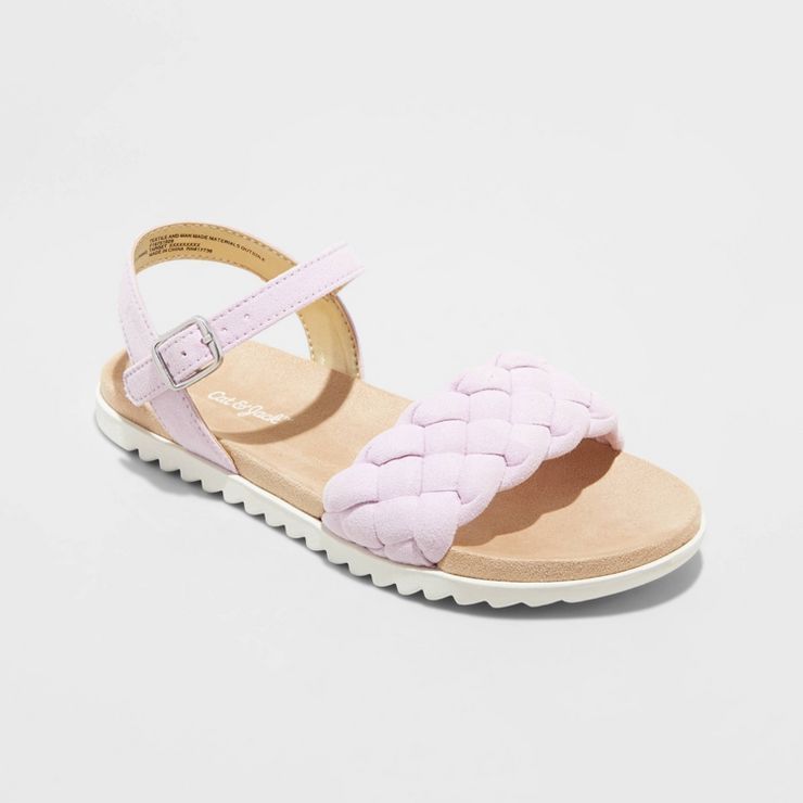 Girls' Amelia Braided Footbed Sandals - Cat & Jack™ | Target