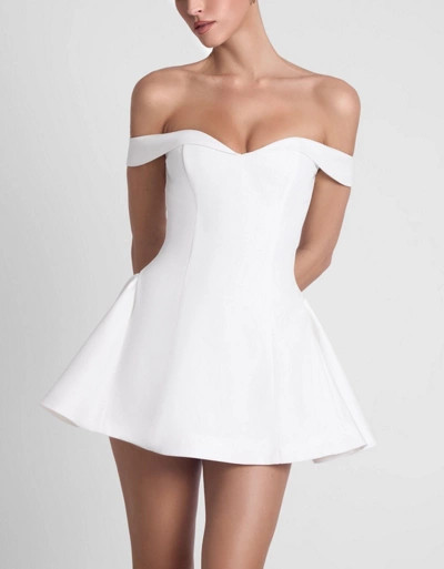 LEAU Raquel Babydoll Corset Mini Dress | Urban Outfitters (US and RoW)