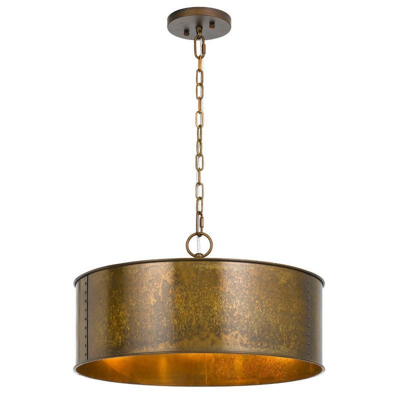 20" x 20" Metal Rochefort Round Chandelier Gold - Cal Lighting | Target