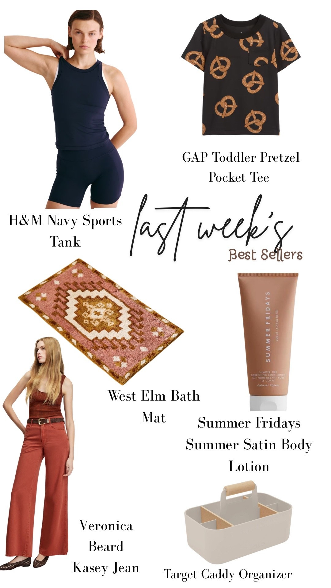 H&M Navy Slim Fit Sports Tank, Pretzel Pocket Toddler Tee, West Elm Bath Mat, Summer Fridays Silk Nourishing Body Lotion, Veronica Beard Kasey Jean, Target Caddy Organizer

#LTKSeasonal