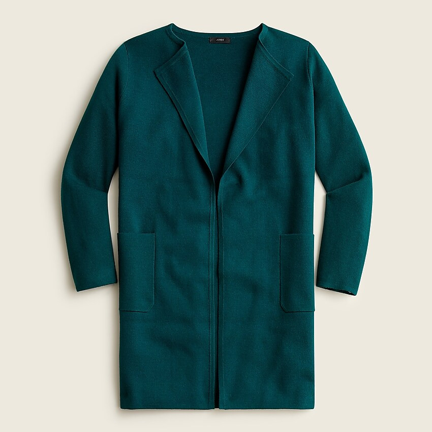 Juliette collarless sweater-blazer | J. Crew US