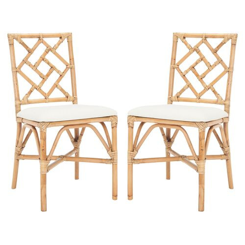 S/2 Georgina Accent Chairs with Cushion | One Kings Lane
